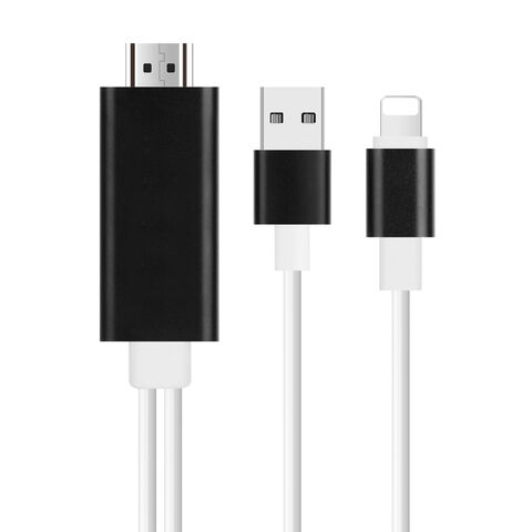 Cable HDMI pour Iphone Ipad LIGHTNING 2m