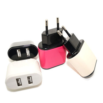 Buy Wholesale China 2-port Eu Plug Fast Mobile Phone Adapter & Mobile Phone Adapter at USD 2 ...