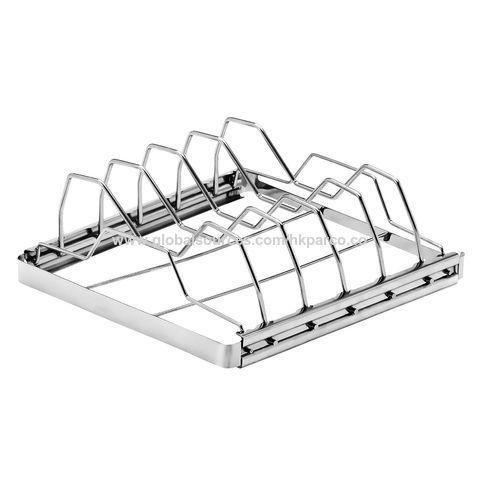 China Stainless Steel Folding Rib Rack on Global Sources,BBQ,Rack,Rib