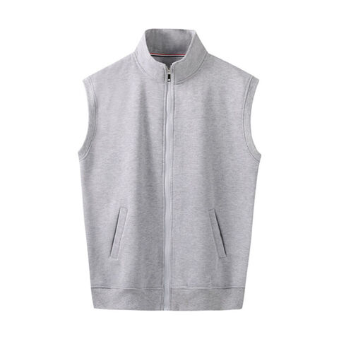 Vestes sans manches pour hommes, coupe-vent, surpiqûre latérale réfléchissante, sweats à capuche légers pour le sport for sale at factory direct price