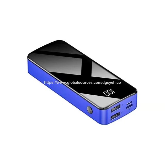 Cargador Portátil Power Bank 10000mah con Doble USB, Mini Pantalla de Polímero, Indicador de Carga LED for sale at factory direct price