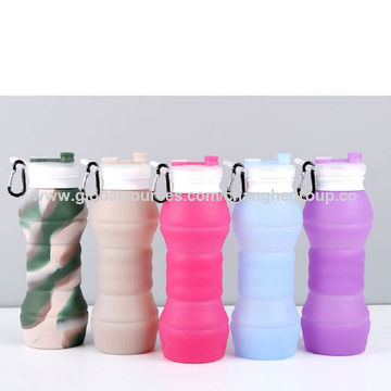 Buy Wholesale China 550ml Bpa Free Collapsible Silicone Sports Water ...