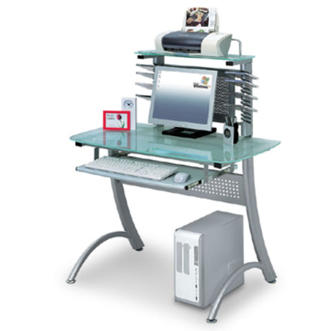 Buy Wholesale China Computer Table With Cd Rack, Made Of Steel Tubes ...