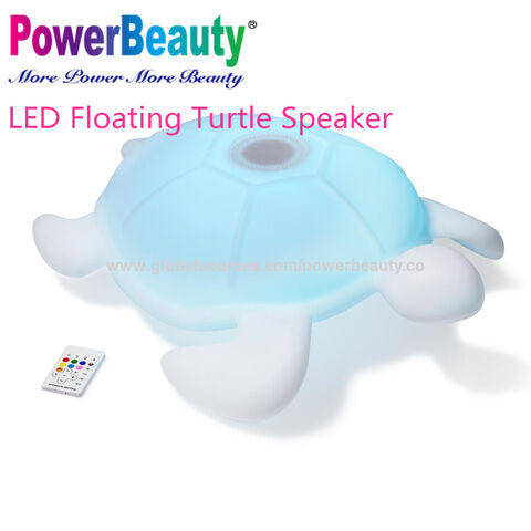 Compre Led Floating Turtle Impermeável Led Bluetooth Speaker Pool Levou ...