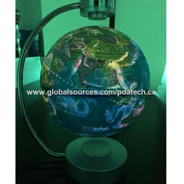 Regalo de cumpleaños creativo de la oficina del péndulo de la constelación del globo de la levitación magnética