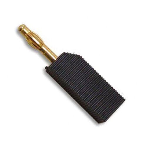 4mm Banana Plug with Red/Black Insulator, Made of Steel and Brass