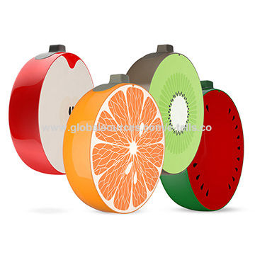 New Fruit Shape Cute Design,orange,kiwi,apple,watermelon Round Shape  Patented 4000mah Power Bank - Buy China Wholesale Fruit Shape Power Bank $3