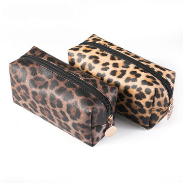 Leopard Pattern Clear Makeup Bag