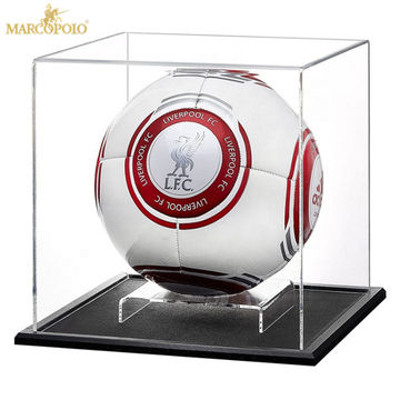 4 Autograph Soccer Ball Display Stand Holder Clear Acrylic BCW 5x1 Easel Prop 