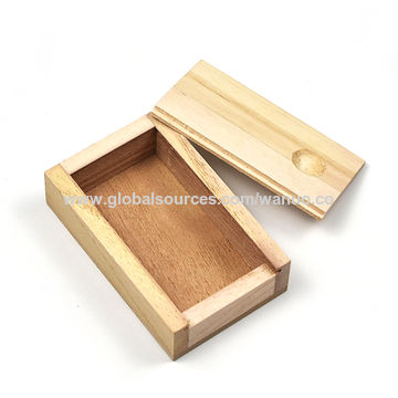 Unfinished Wood Box Small Wooden Boxes - China Wooden Box and Wood Box  Packaging Luxury price
