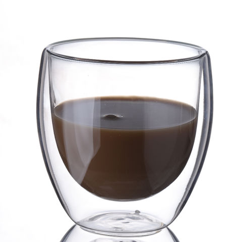 200-450ml Gift Box Double Wall Glass Coffee Cups Set Espresso
