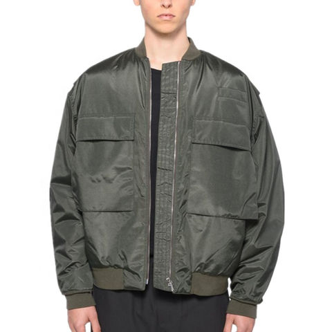 polyester bomber jacket mens