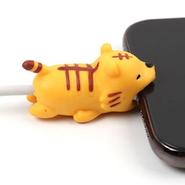 Buy Wholesale China Cute Animal Bite Design Customizable Phone Charger Cable  Protectors & Cable Protector at USD  | Global Sources