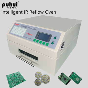 PUHUI Reflow Oven Reflow Soldering Machine T962A SMD BGA Infrared IC Heater