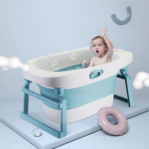 Banheira Dobrável para Bebê - Banheira Infantil Portátil