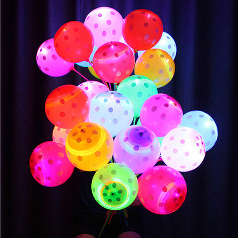 50 LED Ballons Lumineux - Mini Lumières Étanches Pour Décoration Fête - Autonomie 72h - Piles Incluses