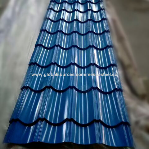 Ppgi Prepainted Galvanized Color Coated Steel Roof Tiles Expore China