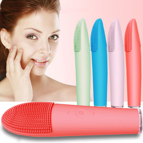 Silicone Facial Cleansing Brush Face Deep Cleaning Massage Makeup Removal  Brush Double Heads Skin Care Brush Tool Pore Cleaner Silicone Facial Cleansing  Brush - China Facial Cleansing Brush and Face Cleaning Massage