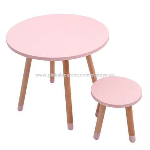 Buy Wholesale China High Quality Children Round Wooden Table Chair