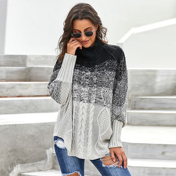 Wholesale Winter Collection Women Long Sleeves Thick Sweaters