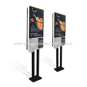 24 Inch Fast Food Restaurant Touch Screen Self Service Kiosk, Self ...