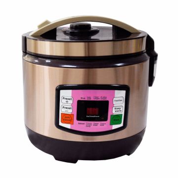 2.5l Stainless Steel Golden Non-stick Inner Pot Intelligent Braille ...