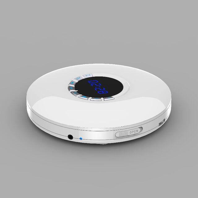 Personal CD player with Rechargeable battery, White color for sale at factory direct price