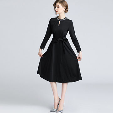 Women Dress Autumn Winter European Style Ladies Knee Length Vintage Elegant Black Party Dresses - Explore China Wholesale Knee Length Vintage Elegant Black Party Dresses and Black Dress, Knee Length, Autumn Dress | Women Dress Autumn Winter European Style Ladies Knee Length Vintage Elegant Black Party Dresses - Explore China Wholesale Knee Length Vintage Elegant Black Party Dresses and Black Dress, Knee Length, Autumn Dress |
