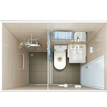 SMC Unit Bathroom Pod Shower Toilet Prefab Modular China Manufacture ...