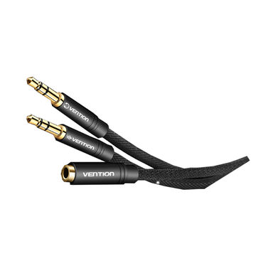 3.5mm Male To 2 Female Audio Splitter Aux Cable Factory