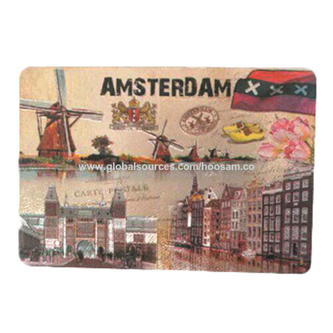 Imán de Nevera Personalizado de Papel de Aluminio Grueso para Souvenirs Turísticos de China for sale at factory direct price