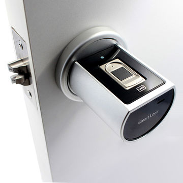 Intelligent Electronic Handle Biometric Door Lock Fingerprint Home Security