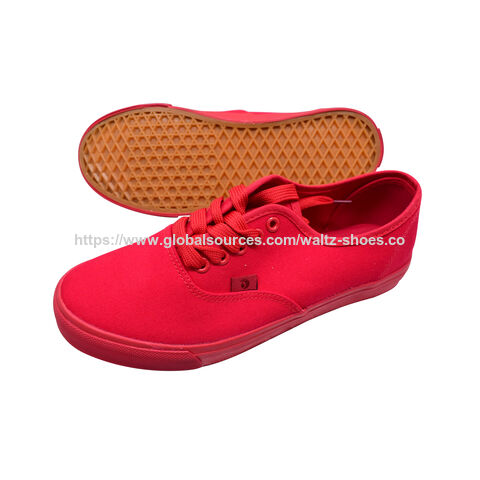 Heißer Verkauf Rutschfeste, lässige Low-Top-Canvas-Schuhe mit Schnürung, klassische Walking-Canvas-Schuhe für Damen