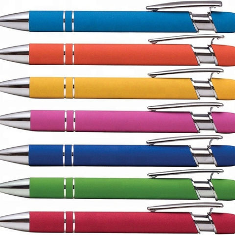 Cadeau Promotionnel Stylo à Bille Toucher Doux avec Logo Personnalisé, Stylet, Stylo Métal Premium for sale at factory direct price