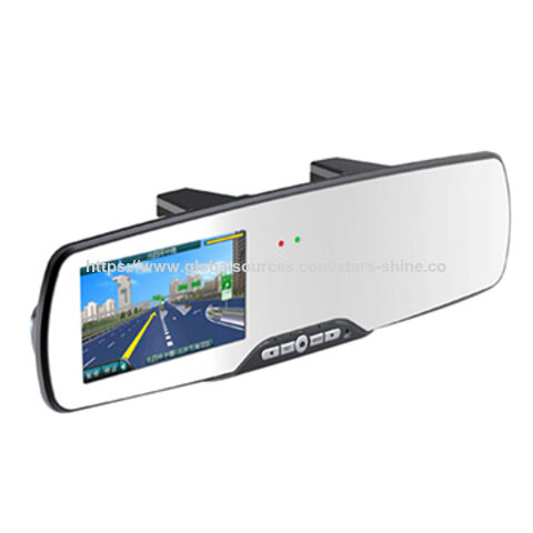 Dual Lens car black box,mirror car dash camera, G-sensor car dvr for sale at factory direct price
