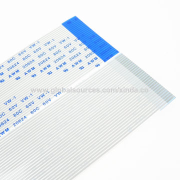 Câble Plat FFC 1.0mm Pas 14 Broches - Lot De 10 Pour Électronique | 200mm Longueur