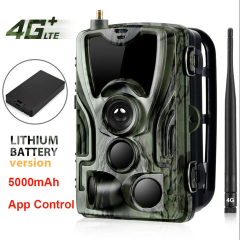 Caméra de Chasse 4G LTE 2K 16MP, Solaire et Alimenté par Batterie