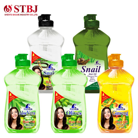 Buy Wholesale China Roushun Regrowth & Growth Snail Hair Oil & Hair Oil ...