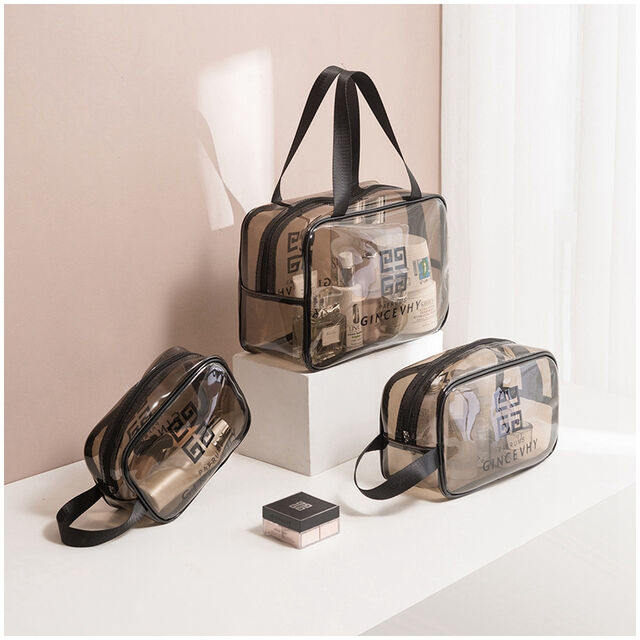 Bolsa de Higiene Pessoal Promocional em PVC para Viagem, Bolsa Cosmética