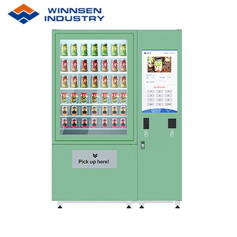 Buy Wholesale China Public Salad Jar Vending Machine With Conveyor ...