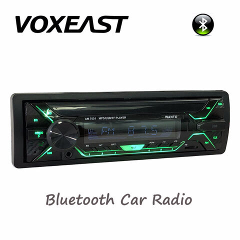 Panneau fixe Bluetooth voiture radio/lecteur MP3 avec USB/TF/AUX