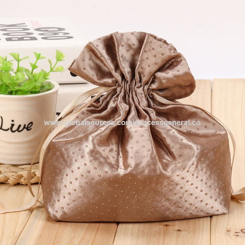 Bolsa de regalo de alta calidad con cordón, bolsa sencilla con cordón de ajuste for sale at factory direct price