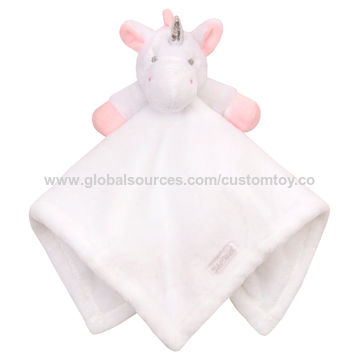 Compre Blanco Unicornio Edredón Manta Suave De Peluche De Juguete