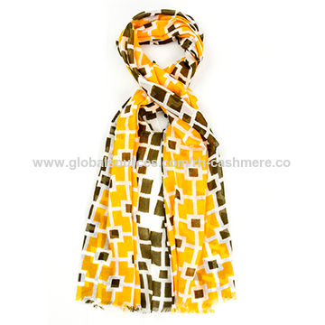 Wholesale Knitted Scarf Replica Merino Wool Cashmere Scarf with L