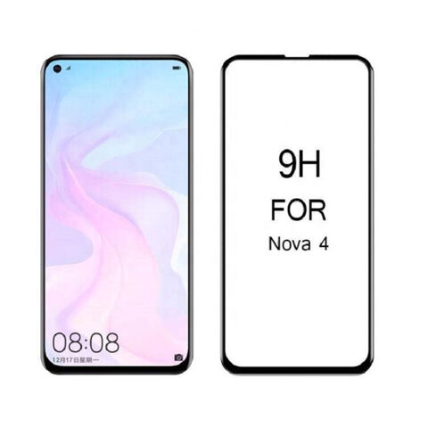 Protetor de tela de vidro temperado para Huawei, cobertura total 2.5D, dureza 9H, impressão de seda, à prova de explosão for sale at factory direct price