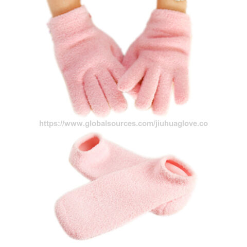 Gel-Handschuhe und -Socken zur Befeuchtung, Erweichung und Reparatur rissiger Haut - Professionelle Behandlung für Füße und Hände for sale at factory direct price