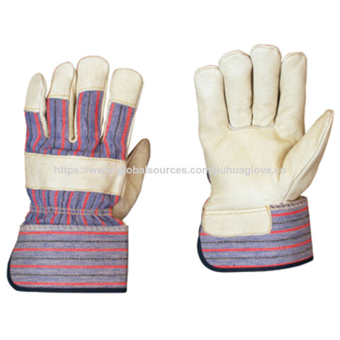 Guantes de cuero flor vacuno, Guantes de cuero flor porcino