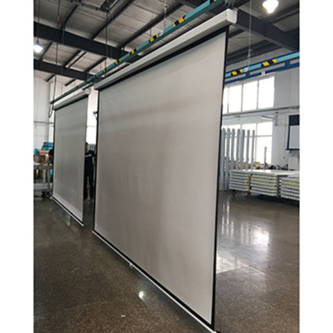 Ceiling Wall Mount Motorized Manual Projector Screen S Projection Screens Powerful Company China On Globalsources Com - How To Ceiling Mount Projector Screen