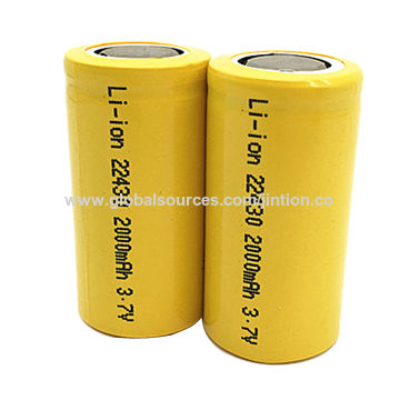 Buy Wholesale China Li-ion Batteries, 22430/2000mah/3.7v Rechargeable ...