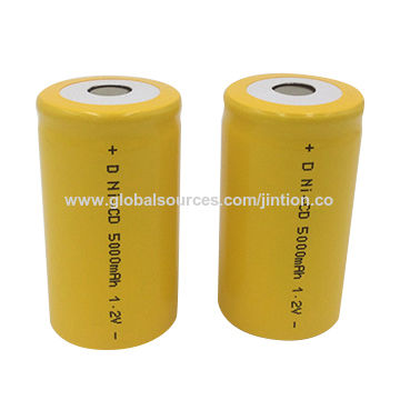 Buy Wholesale China Ni-cd D 5000mah 1.2v Rechargeable Battery Cell & Ni ...